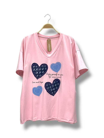 Tee shirt coeur